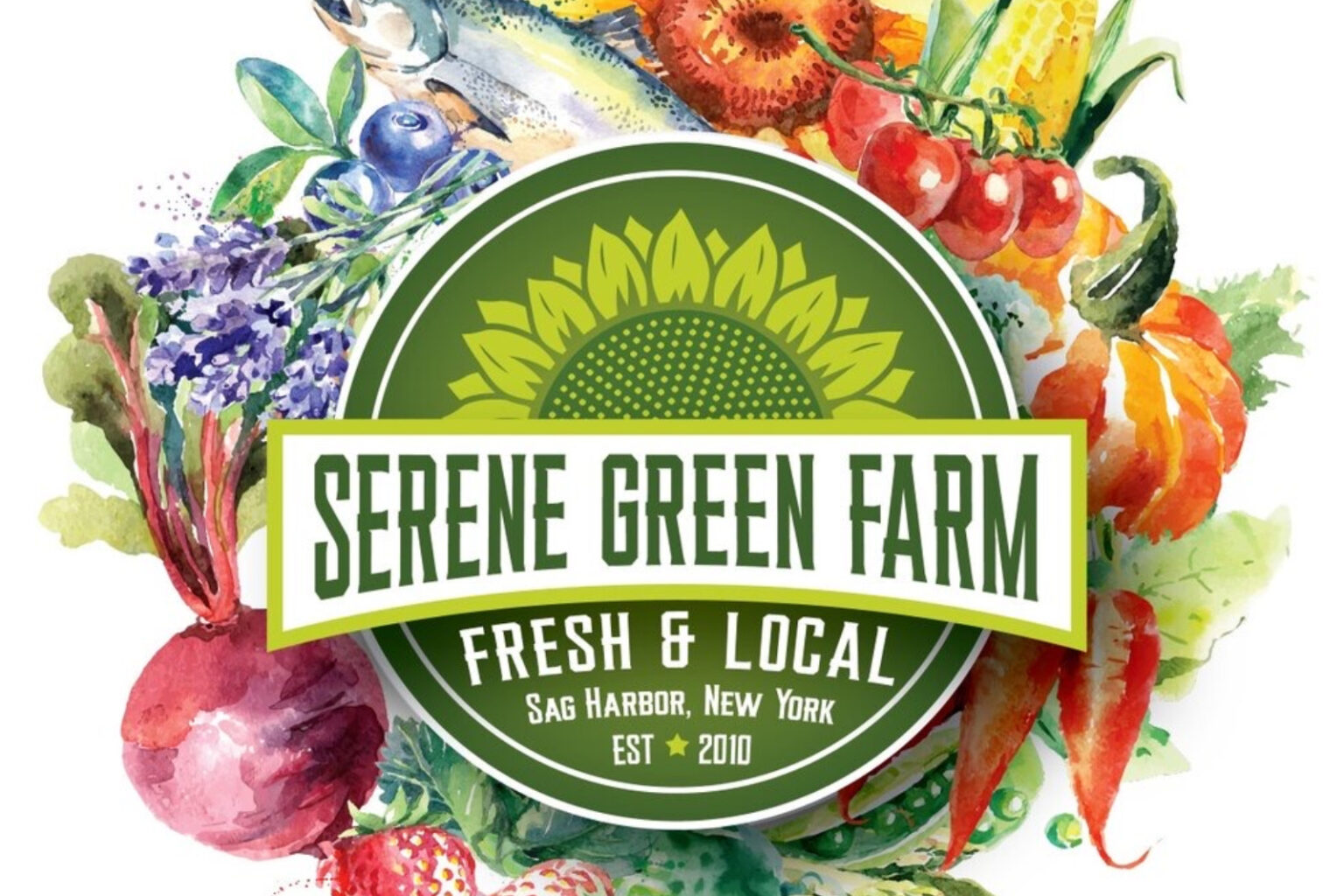serene green farm stand